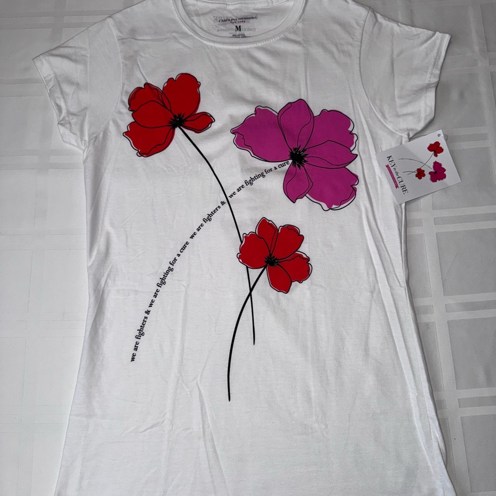 Carolina Herrera for Saks Fifth Avenue-Key to the Cure Tee